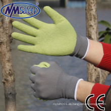 NMSAFETY 13 Gauge Latex Gummihandschuh Crinkle Palm Handschuh